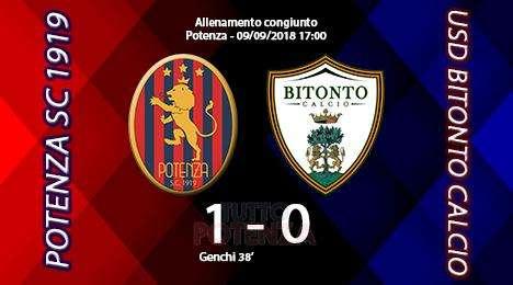 Potenza-Bitonto: 1-0... il tabellino del match