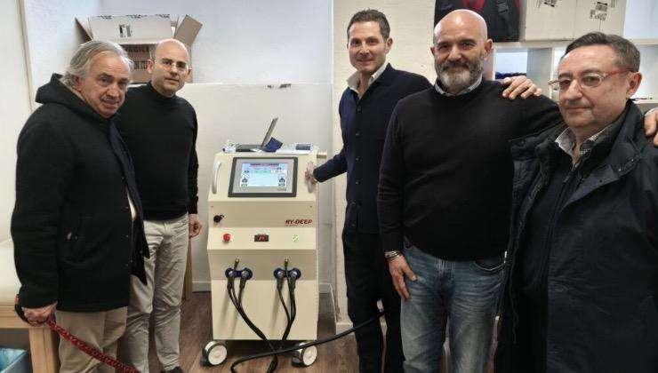 Il Potenza Calcio è la prima squadra del Sud Italia a dotarsi del macchinario HY-DEEP