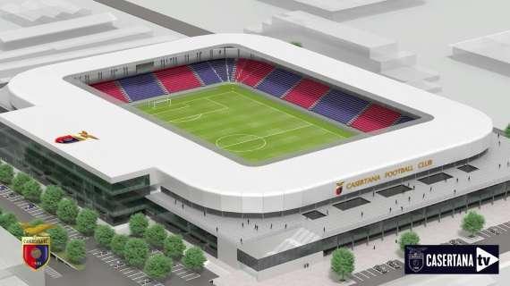Casertana, ok della giunta comunale per la costruzione del nuovo stadio