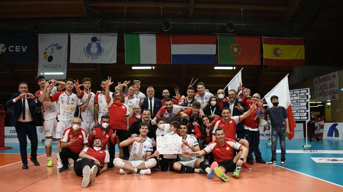 Volley A2, tre punti importantissimi per la Cave del Sole Lagonegro con il Castellana Grotte