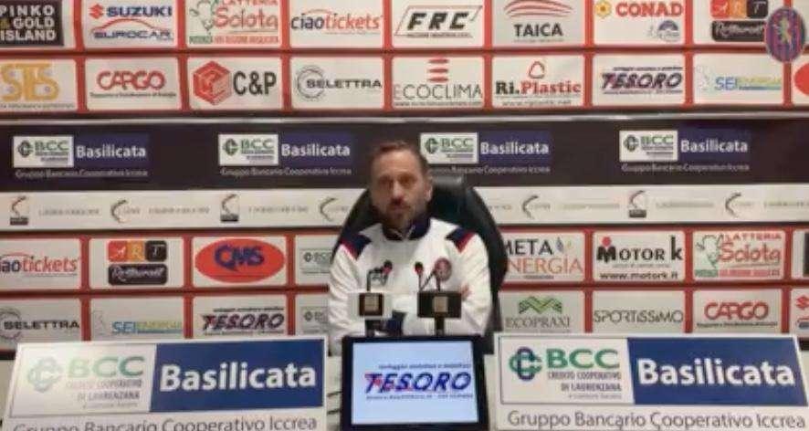 Le dichiarazioni di mister Gallo in vista di Potenza-Ternana