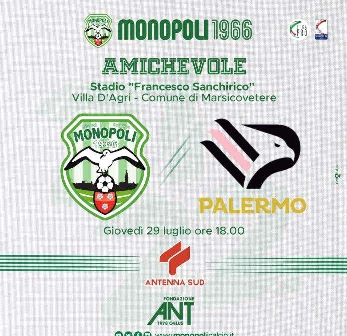 Iniziativa benefica del Monopoli, la gara con il Palermo a favore della Fondazione Ant