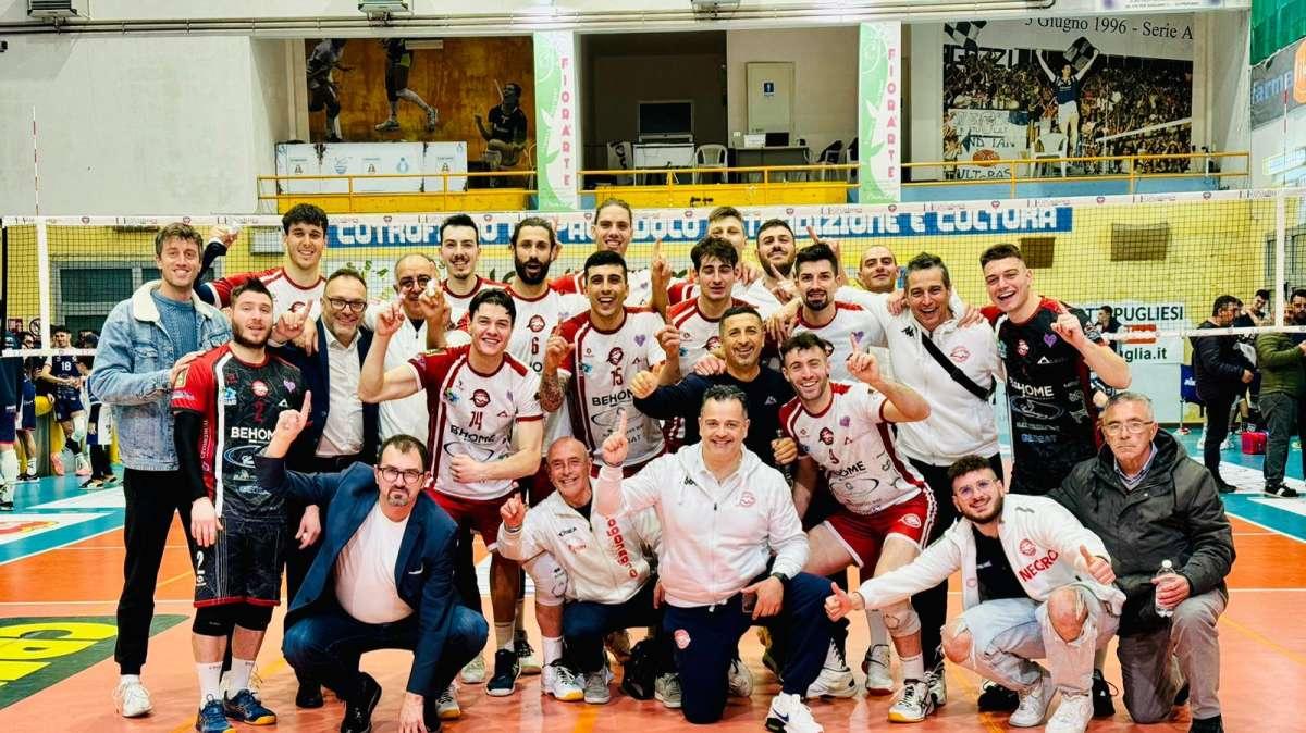 Volley A3. La Rinascita Lagonegro chiude con una vittoria la regular season