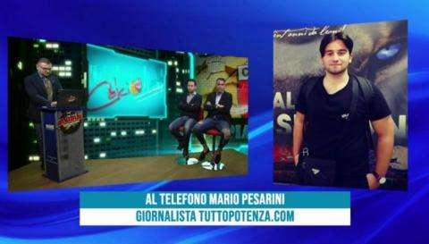 L'intervento di Tuttopotenza.com durante la trasmissione "Pianeta Catania" 