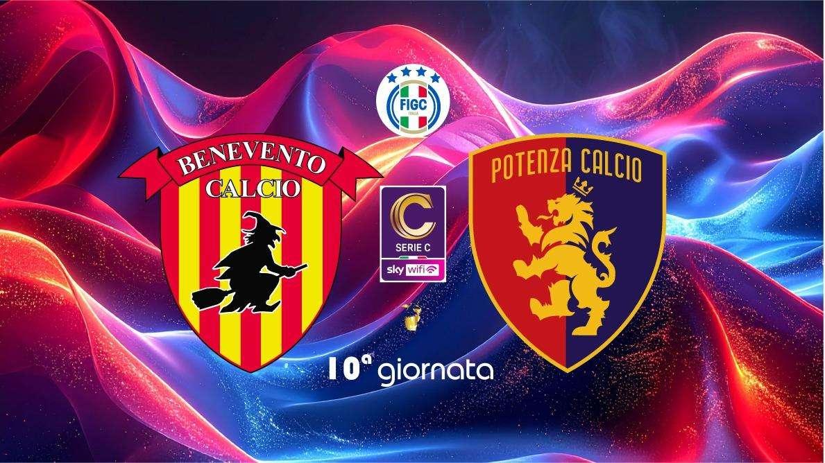 Benevento-Potenza, le formazioni ufficiali