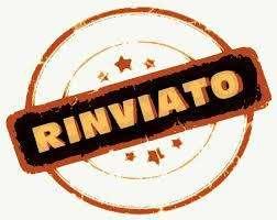 Incontro rinviato a domani...