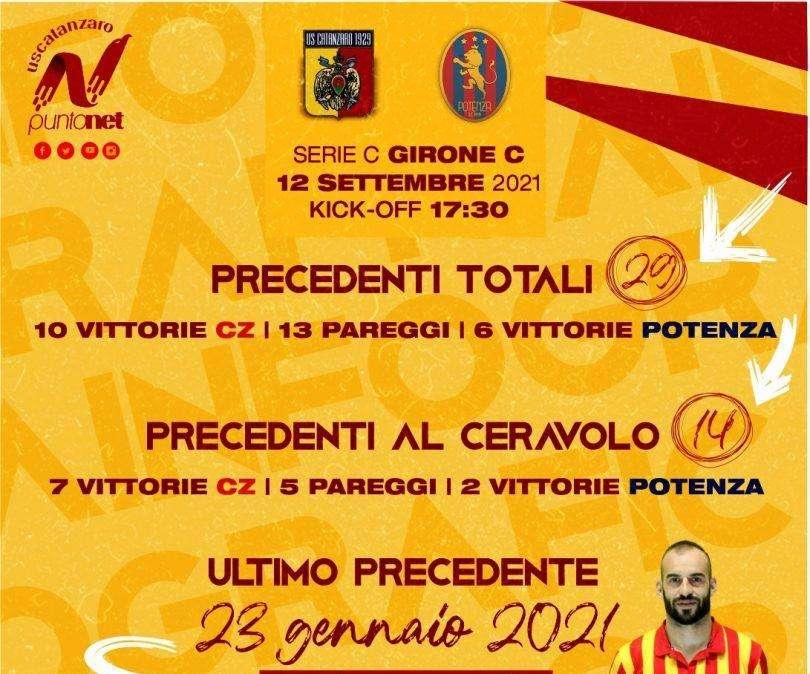 Tutti i numeri di Catanzaro-Potenza