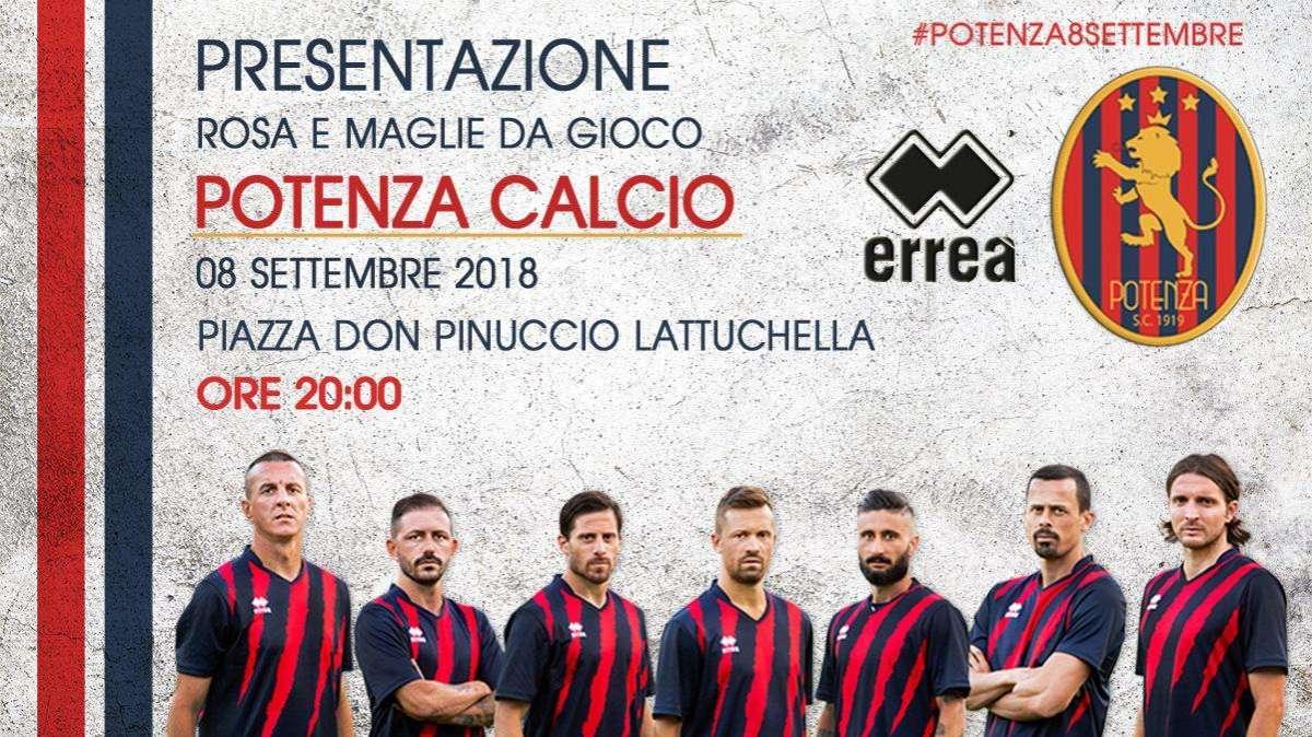 Ecco quando si terrà la presentazione del Potenza Calcio... 