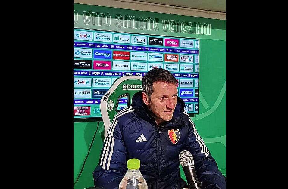 Potenza, mister De Giorgio: "Oggi eravamo concentrati a non subire gol, è stata una partita tattica"