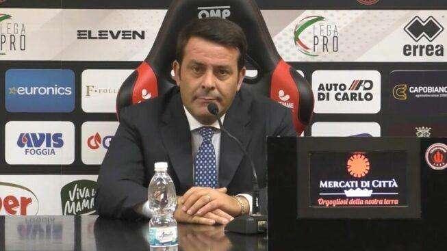Il presidente del Foggia Canonico attacca: "Debiti spaventosi: non sono qui per regalare soldi" 