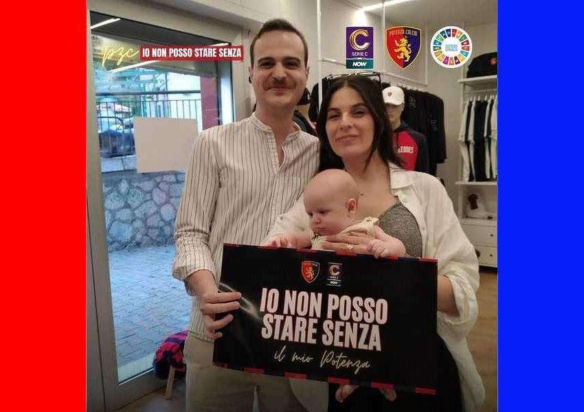 Baby fan, è Antonio il più giovane abbonato del Potenza