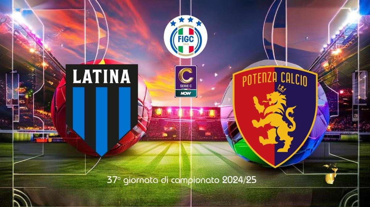 TABELLINO LIVE, Latina-Potenza 1-0, brutto stop per i rossoblu
