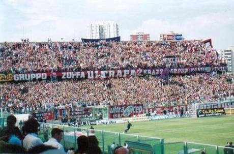 La curva Nord del Taranto