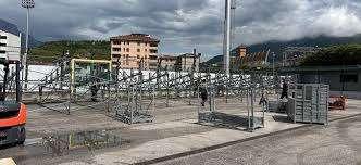 Serie C Girone A, a Trento è stata costruita una tribuna aggiuntiva per ospitare domani i tifosi del Vicenza