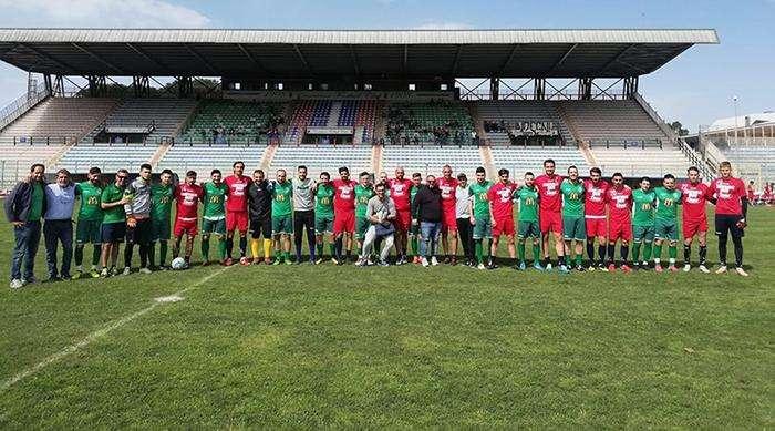 In mattinata allenamento congiunto per la Casertana...