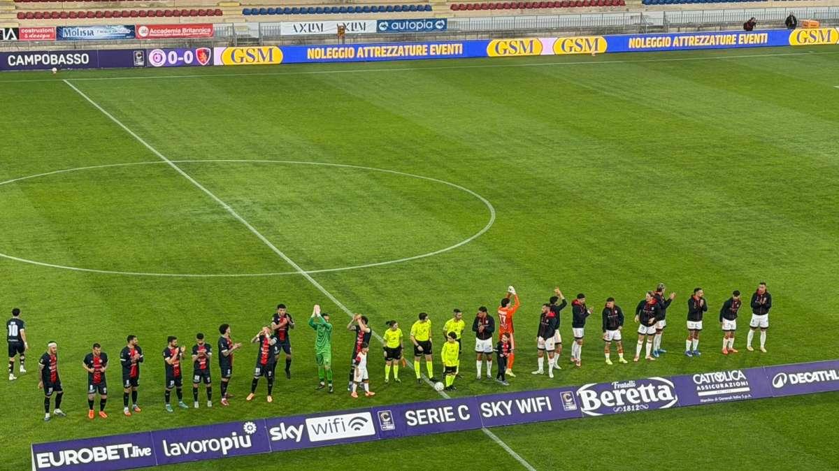 CAMPOBASSO-POTENZA 0-3: notte magica per i rossoblù che espugnano Campobasso con un bellissimo tris!