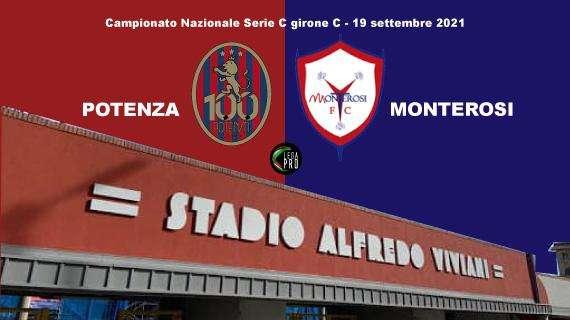 Potenza - Monterosi, le formazioni