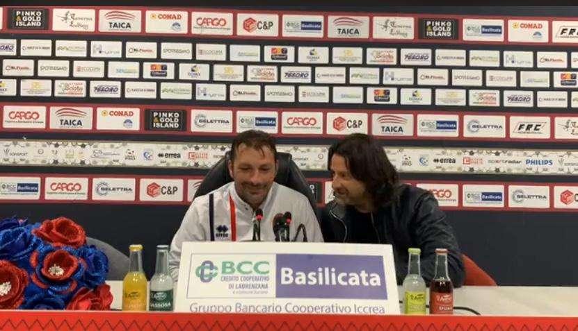 Potenza-Cavese, le interviste del dopo gara