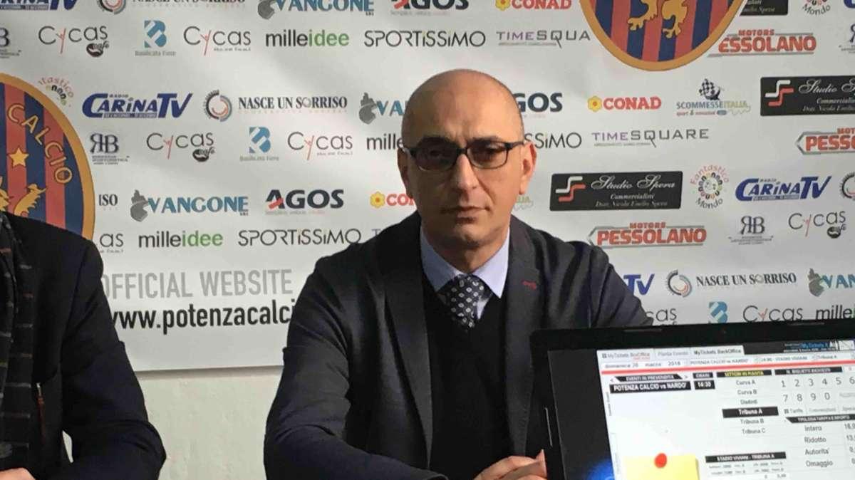 Bruno della Mfc: "Parte da Potenza un progetto importante...".