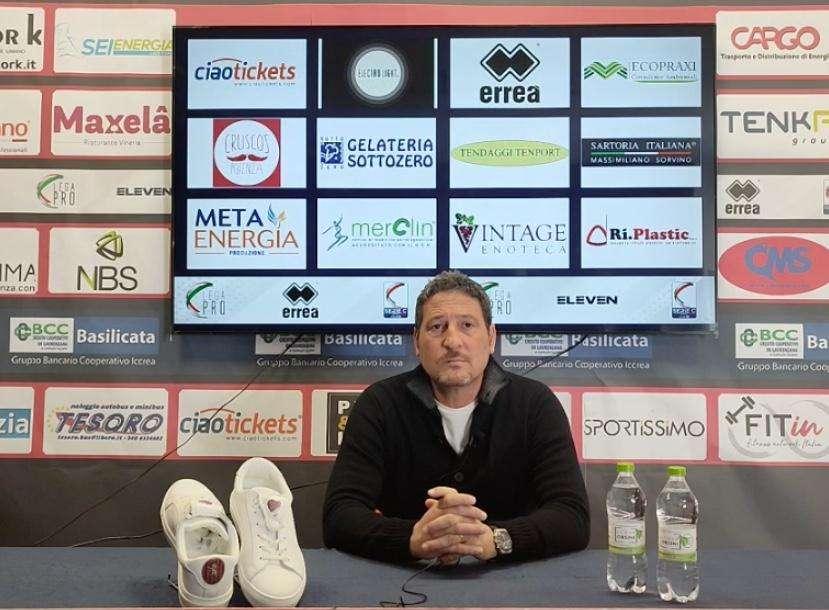 Potenza, mister Trocini: "Taranto è un avversario difficile ma noi abbiamo fame e necessità di fare punti"