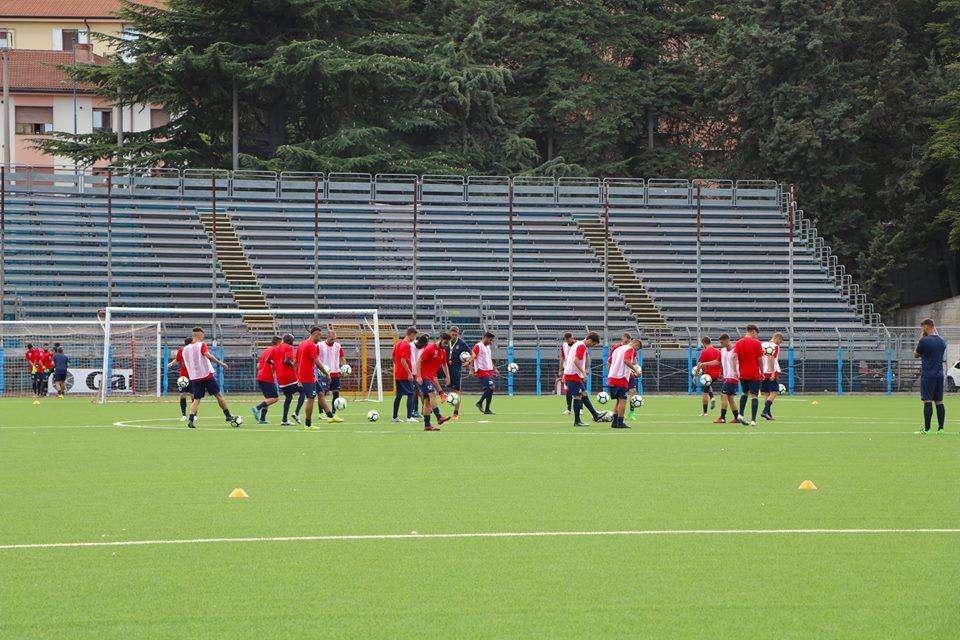 Ecco l'allenamento del Potenza.