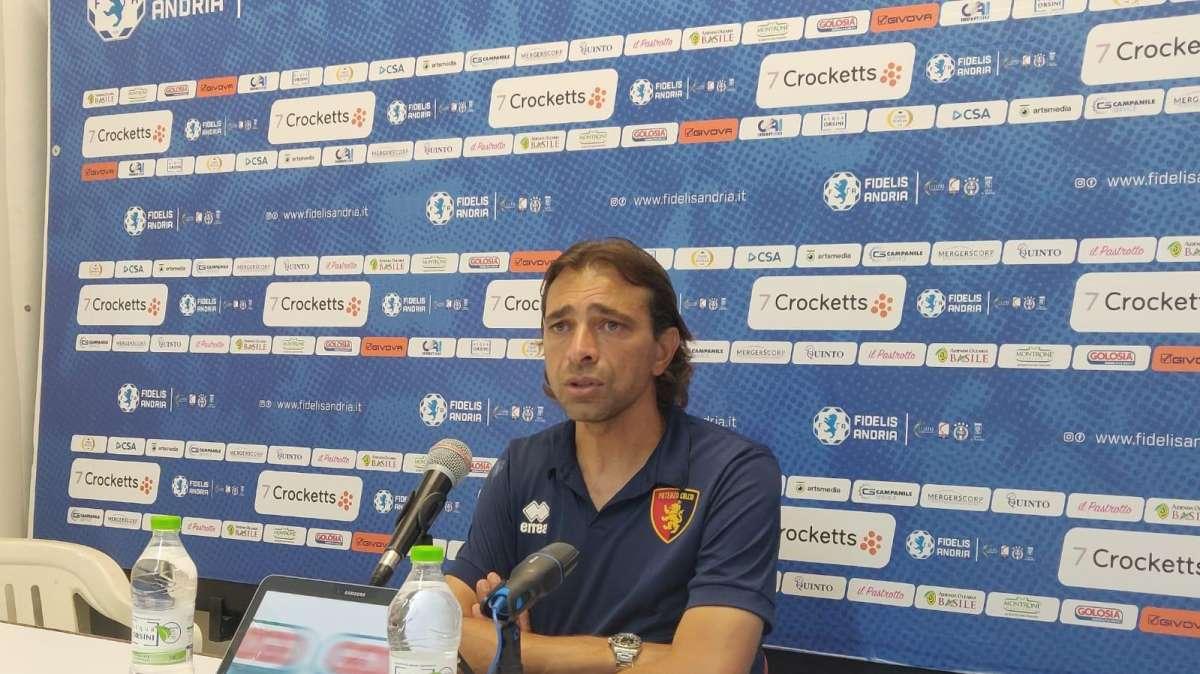 Potenza, mister Siviglia: "Mi sono piaciuti il coraggio e la determinazione"