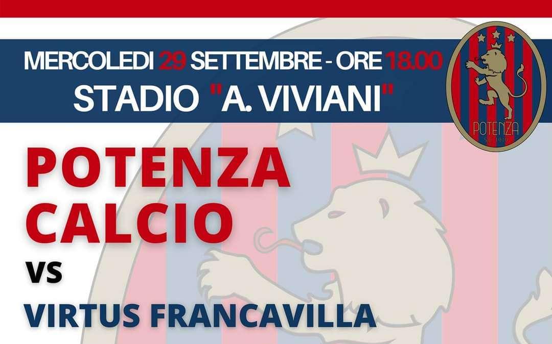 Potenza - Virtus Francavilla, è iniziata la prevendita dei tagliandi