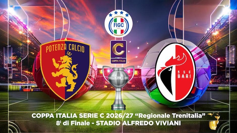 Coppa Italia, POTENZA-BARI 2-1. LIVE
