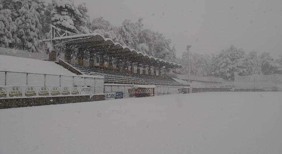 Tra Picerno e Campobasso vince la neve: match rinviato 