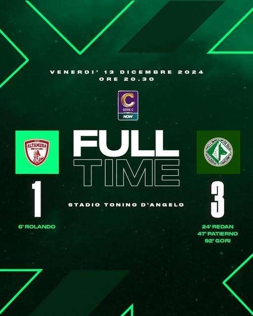 L’Avellino conquista Altamura: 3 a 1 il finale al “D’Angelo”