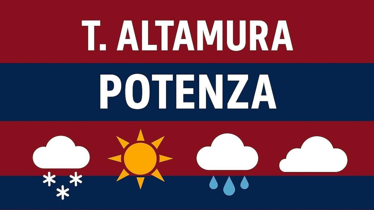 Team Altamura-Potenza: previsioni meteo al "D'Angelo"
