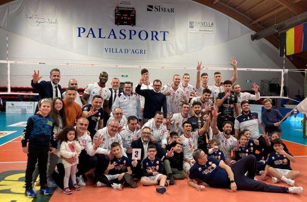 Volley A2, Cave del Sole gara perfetta e 3 punti contro la Grottazzolina