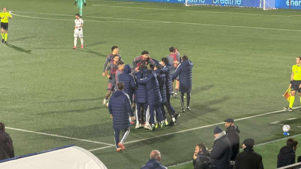 l'esultanza al primo gol