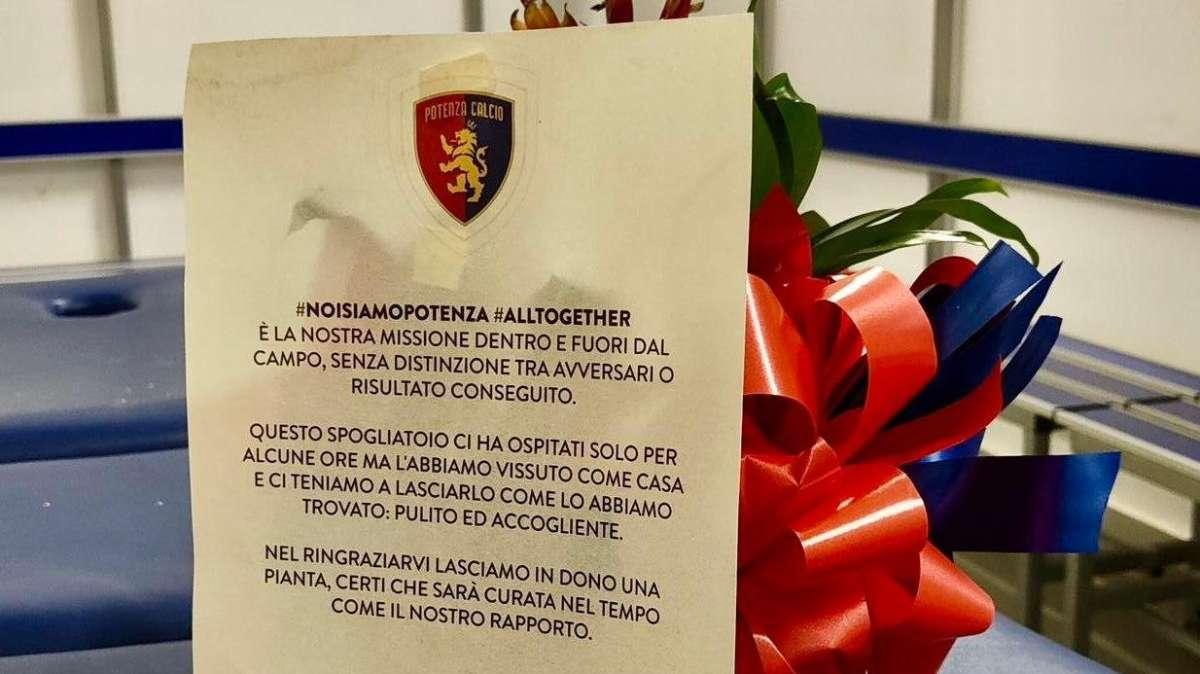Il Latina ringrazia il Potenza