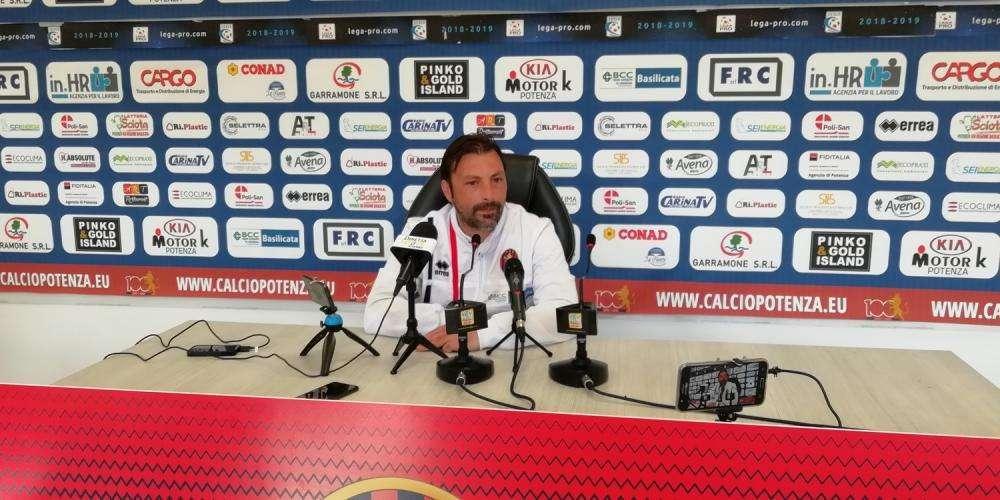La conferenza stampa di mister Raffaele dopo Casertana-Potenza 