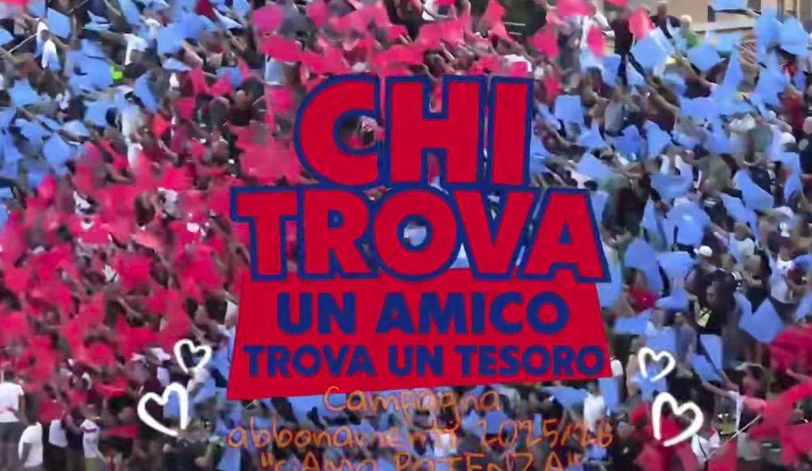 "SIAMO POTENZA" parte la campagna abbonamenti del Potenza Calcio