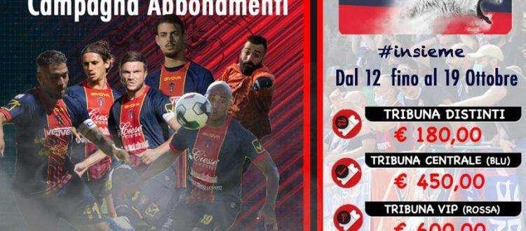 Il Picerno lancia la sua campagna abbonamenti per la stagione calcistica 2020/2021