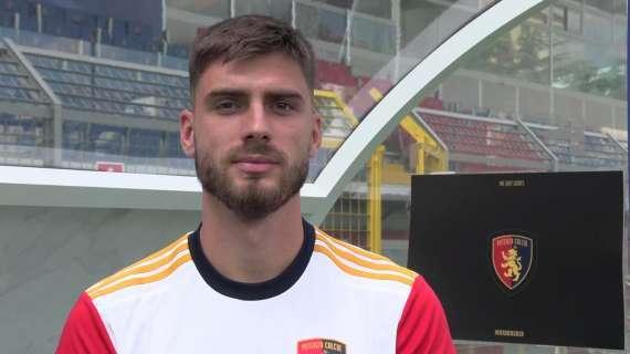 Potenza, c'è il saluto del difensore Andrea Hristov