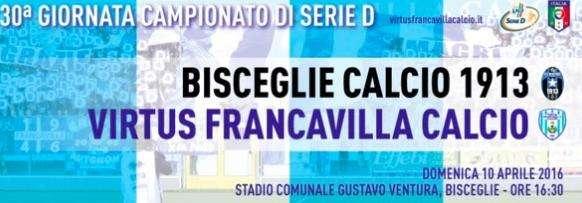 Cambio di orario per Bisceglie-Virtus Francavilla...