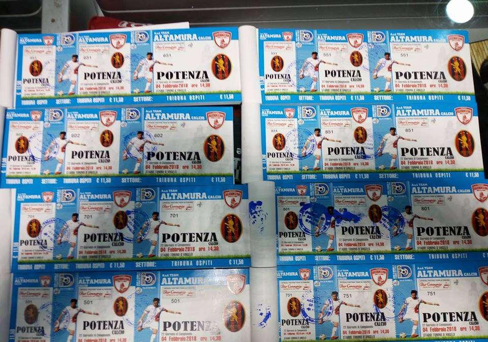 In vendita i biglietti per la partita di Altamura...