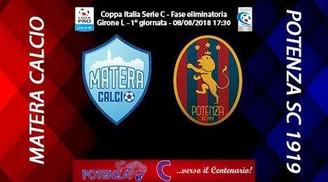 Matera e Potenza così in campo...