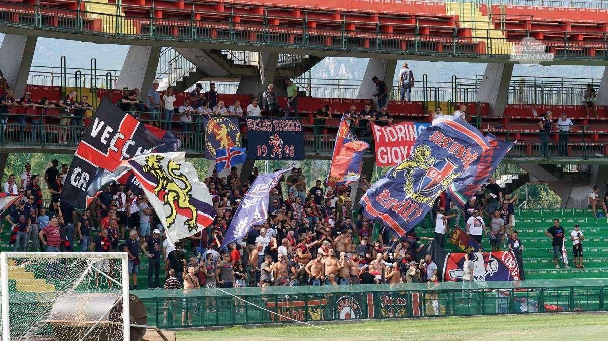 Ecco quanti tifosi rossoblù hanno assistito all'odierno Monterosi-Potenza