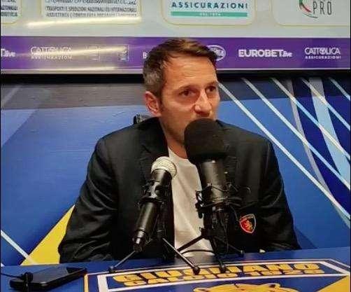 De Giorgio: "Lo scotto dello scorso anno non è facile da dimenticare, il nostro obiettivo è quello di restare il più possibile lontani dai play out"