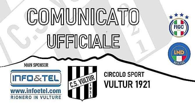 La CS Vultur vuole la salvezza per costruire un futuro solido