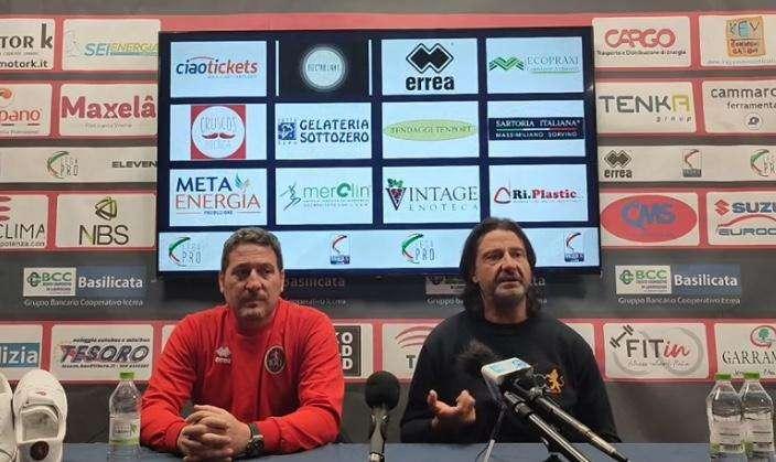 Potenza, la presentazione di mister Trocini. Il Presidente Caiata "Una scelta difficile ma dettata dalla ragione"