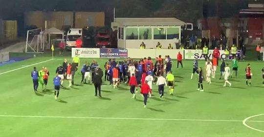 Alta tensione al termine del match Potenza-Cavese.