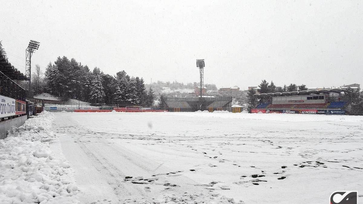 Picerno-Catania rinviata a data da destinarsi causa neve