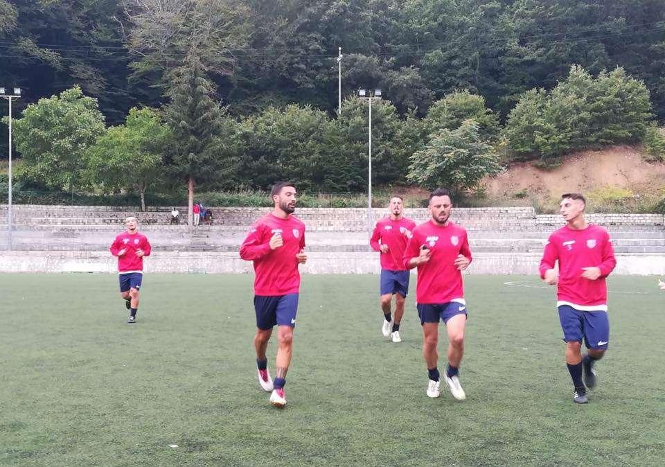 Un squadra campana in ritiro a Rifreddo...