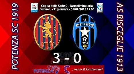 POTENZA-BISCEGLIE 3-0...LA SINTESI
