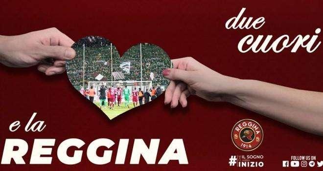 Due cuori...ed il Potenza...ecco l'offerta per San Valentino della Reggina...